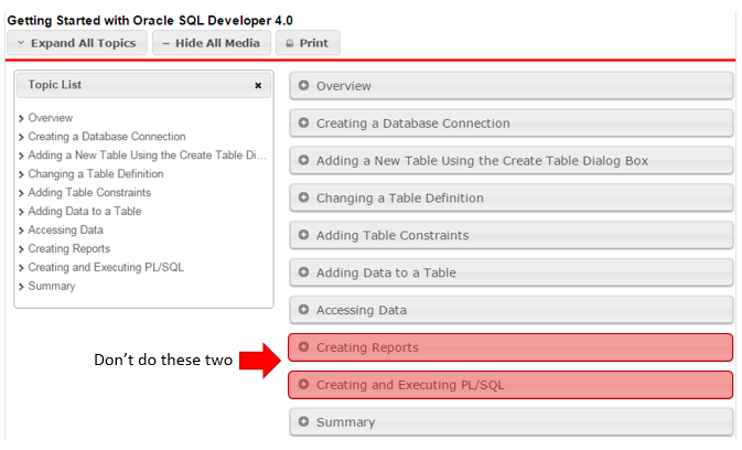 SQL Developer tutorial
