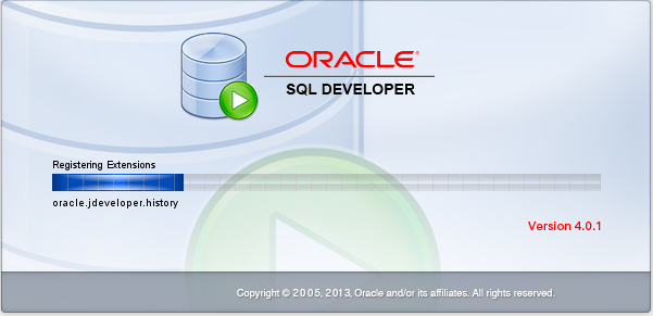 Oracle SQL Developer progress bar