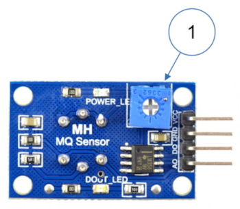 MQ sensor potentiometer